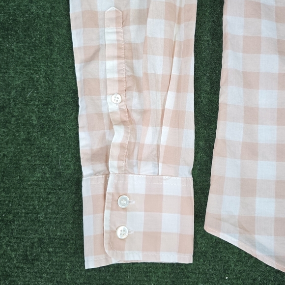 J. Crew | 100% Cotton Gingham Lightweight Button Down Womens Blouse SIZE 0 - Picture 11 of 15